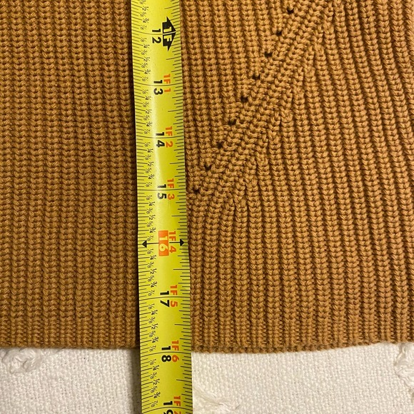 French Connection Tan Sleeveless Turtleneck Sweater - Picture 5 of 7